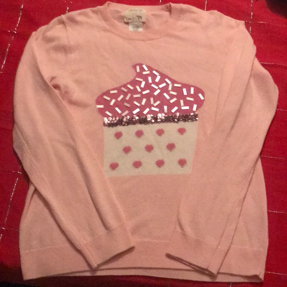 JCrew Kids cupcake sweater